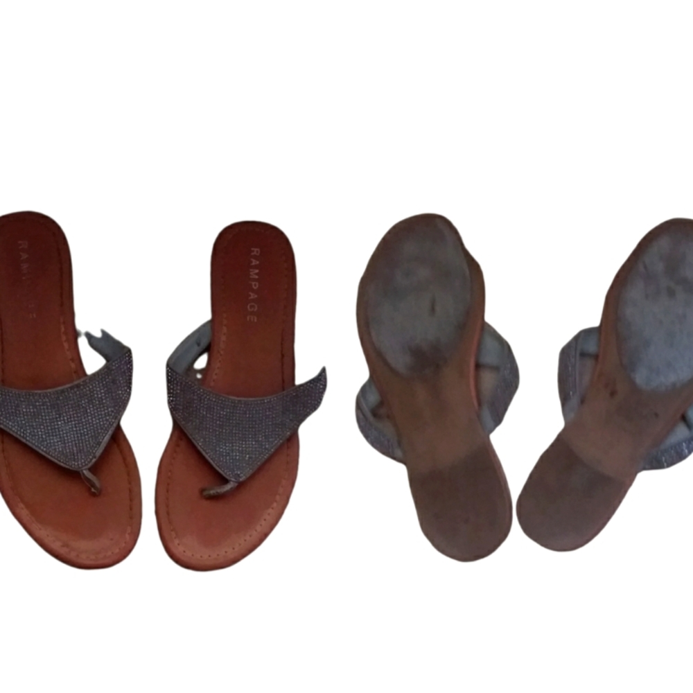 Free with any shoes purchased Blink Sandals Rampage 9M Silver